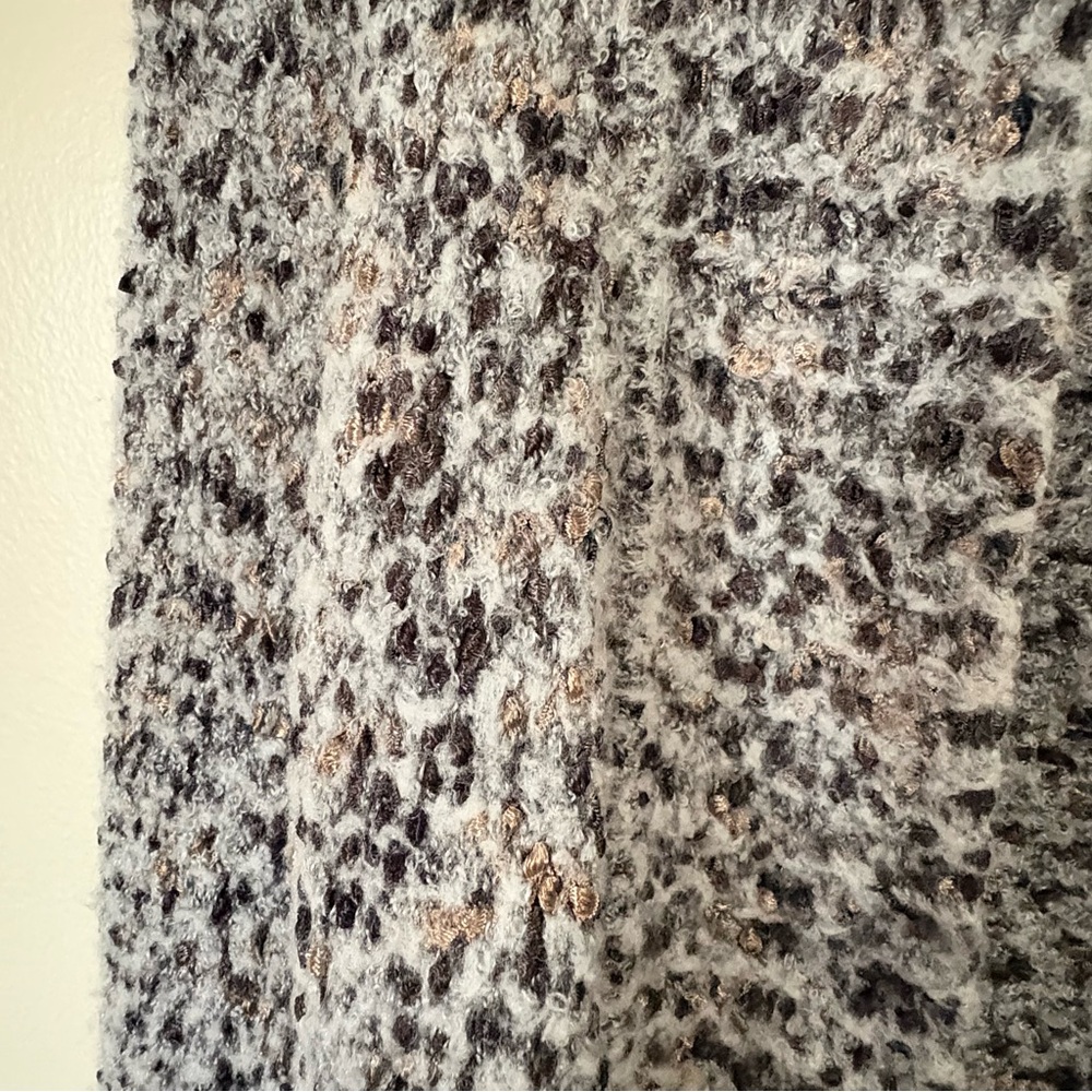 Tribal Marled Gray Cardigan Sweater Size Large - Picture 9 of 14